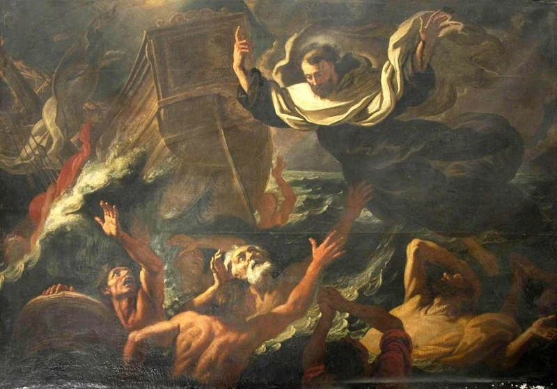 Sant'Angelo carmelitano soccorre i naufraghi